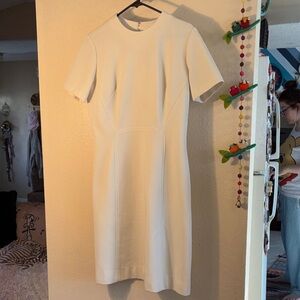 VINTAGE EUC NUDE COLORED CORAL KNITS Form Fitting ribbed classic office d